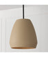 Della 1-Light Pendant Terracotta Sand