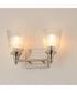 Julip 2-Light Bath Vanity Satin Nickel