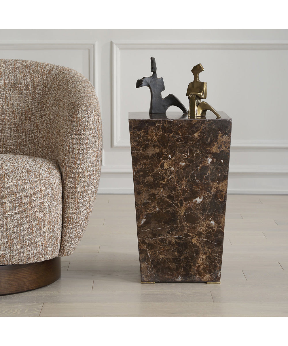 Poe Marble Accent Table