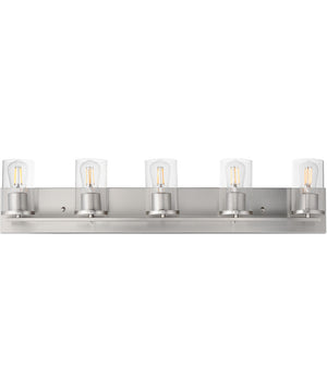 Lateral 5-Light Bath Vanity Satin Nickel