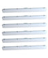 50"w Linear Vapor Tight 1-Light Integrated LED Light Strip [6 PACK] by RP Lighting
