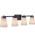 Zane 4-Light Lighting Flat Black