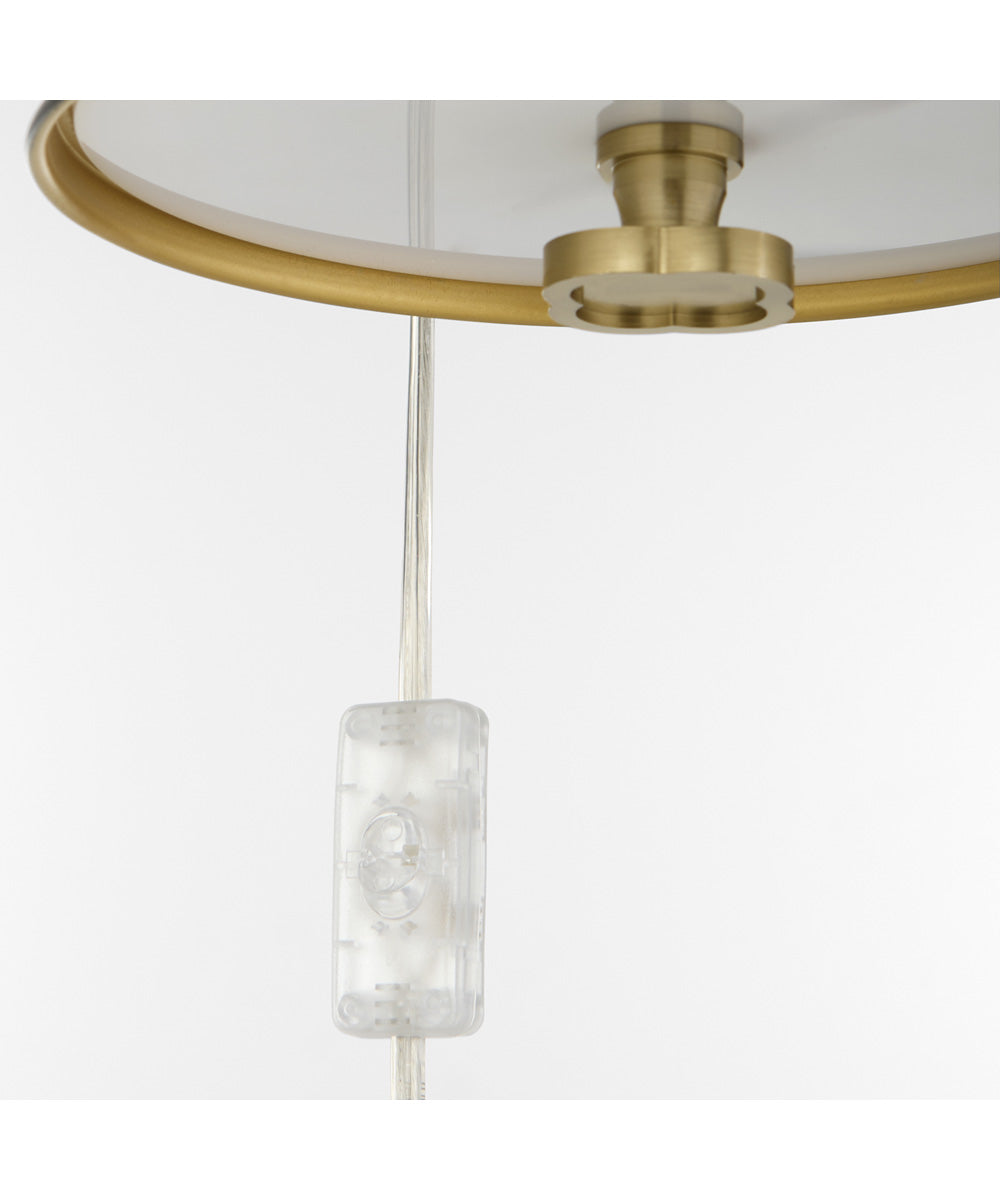 Bonnel 1-light Wall Mount Light Fixture Matte Black|Aged Brass