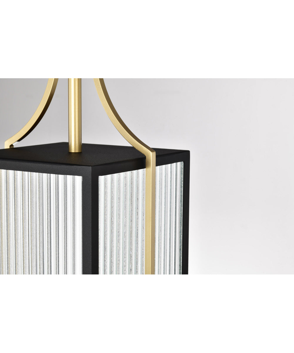 Holden 1-Light Outdoor Black / Gold