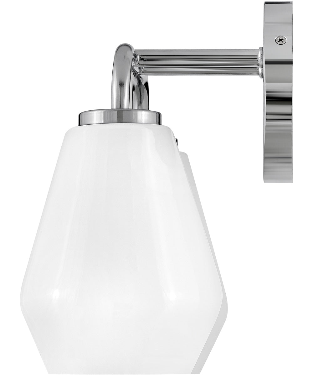 Gio 2-Light Small Two Light Vanity in Chrome
