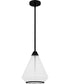 Quoizel Pendant Small 1-light Mini Pendant Matte Black