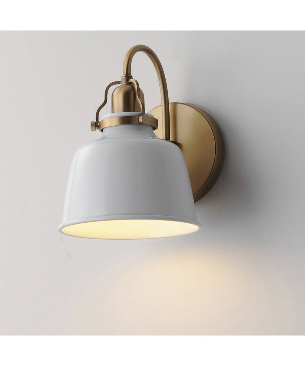 Hollis 1-Light Sconce Natural Aged Brass