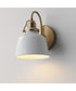 Hollis 1-Light Sconce Natural Aged Brass