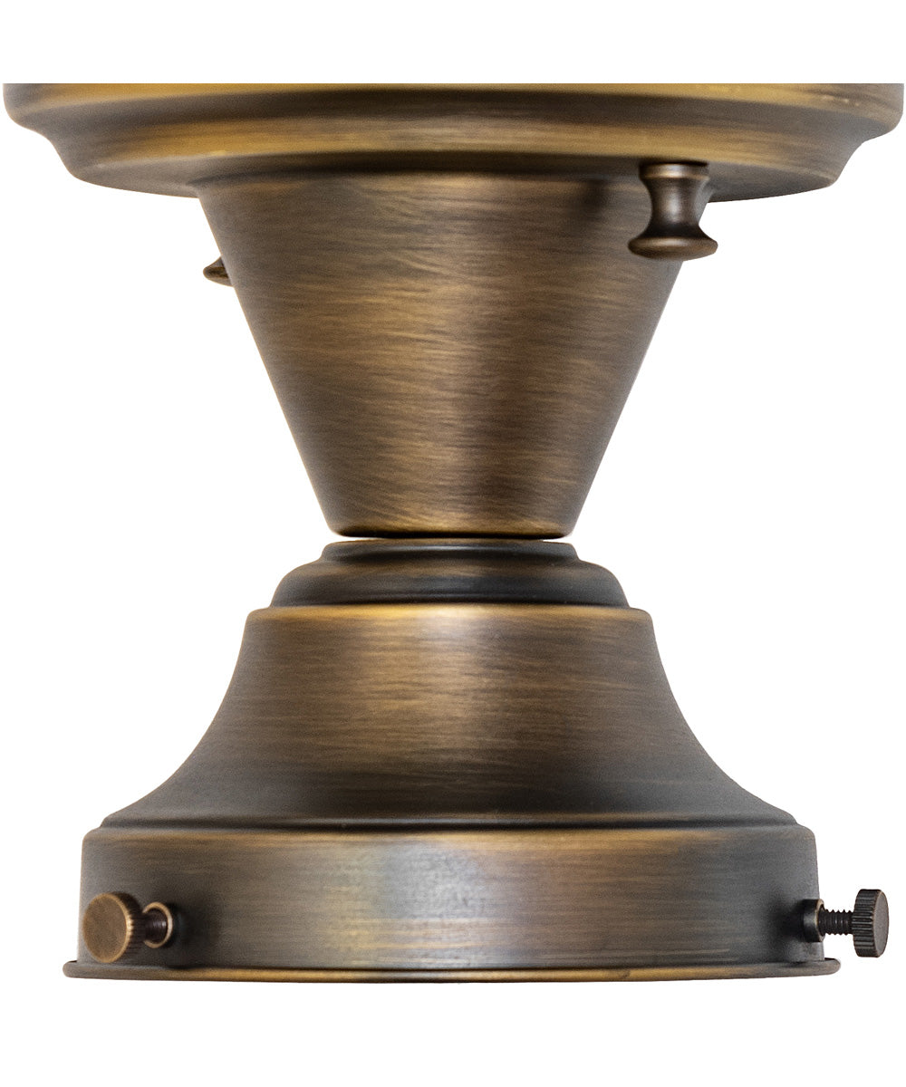 8" Wide Revival Schoolhouse Vivianna Flushmount