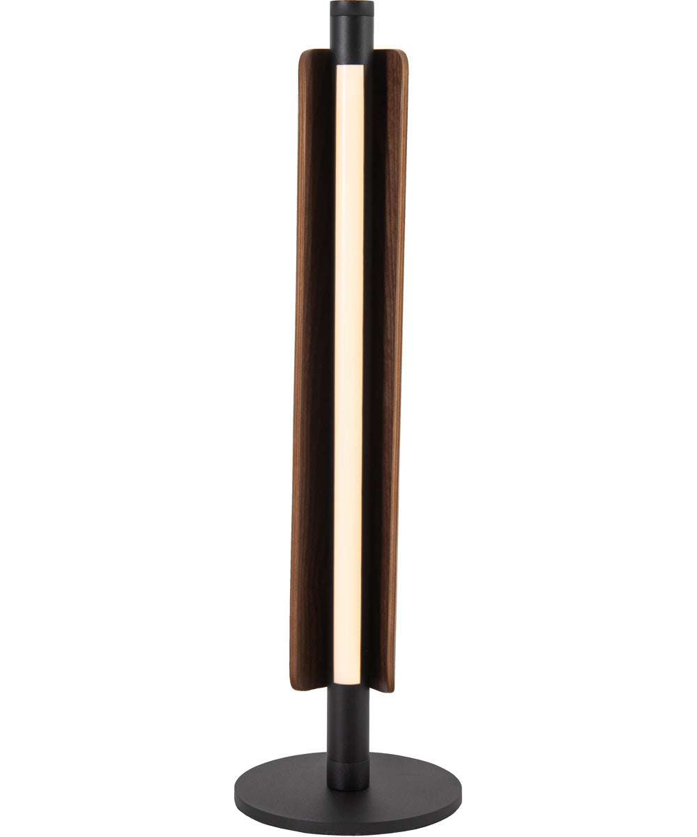 Cameron 1-Light Lighting Flat Black/Walnut