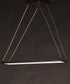 Wafer 24"L 1-Light LED Island Light Fixture Bronze Finish by Maxim