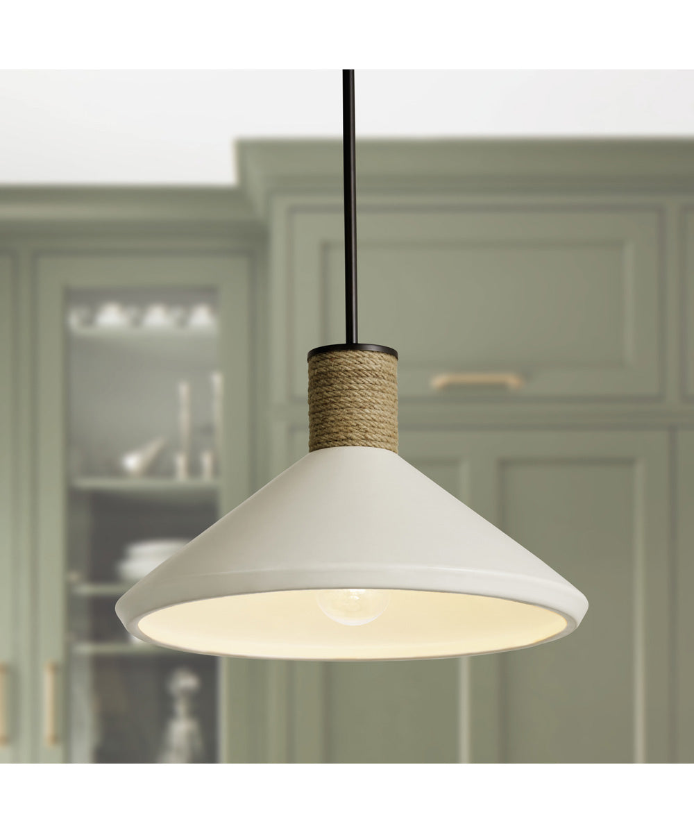 Destin 1-Light Pendant Dark Pewter