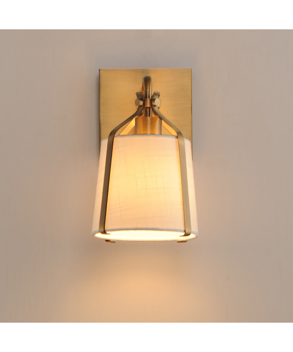 Bandera 1-Light Wall Sconce Natural Aged Brass