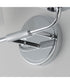 Durham 2-Light Sconce Polished Chrome