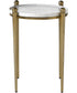 Nahunta Antique Brass Accent Table