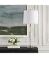 Colette White Stone Table Lamp