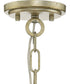 Chevall 3-Light Organic Pendant Gilded Silver
