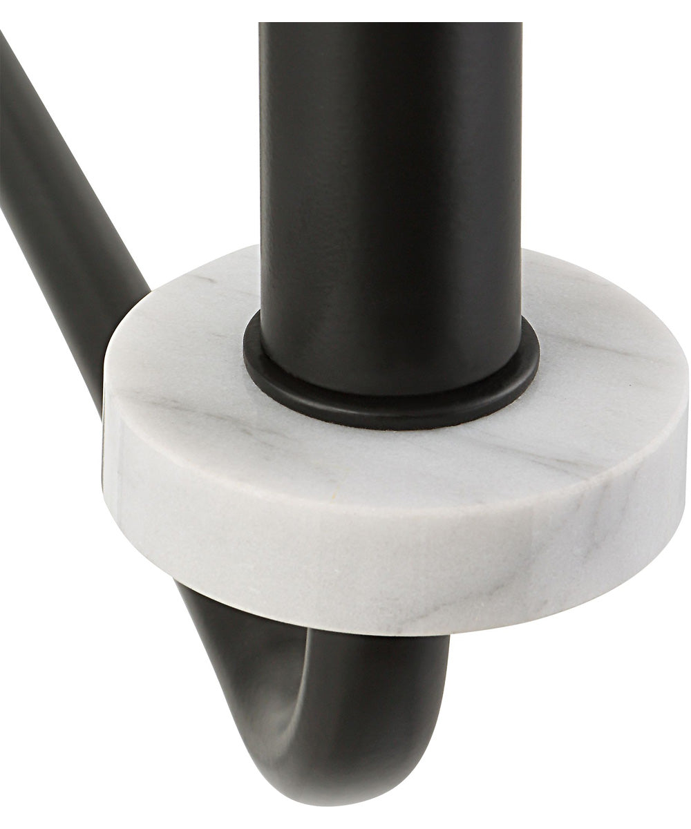 Ebony Elegance 8 Light Chandelier