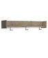 Oliah Wall Mounted Coat Rack w/Shelf Natural