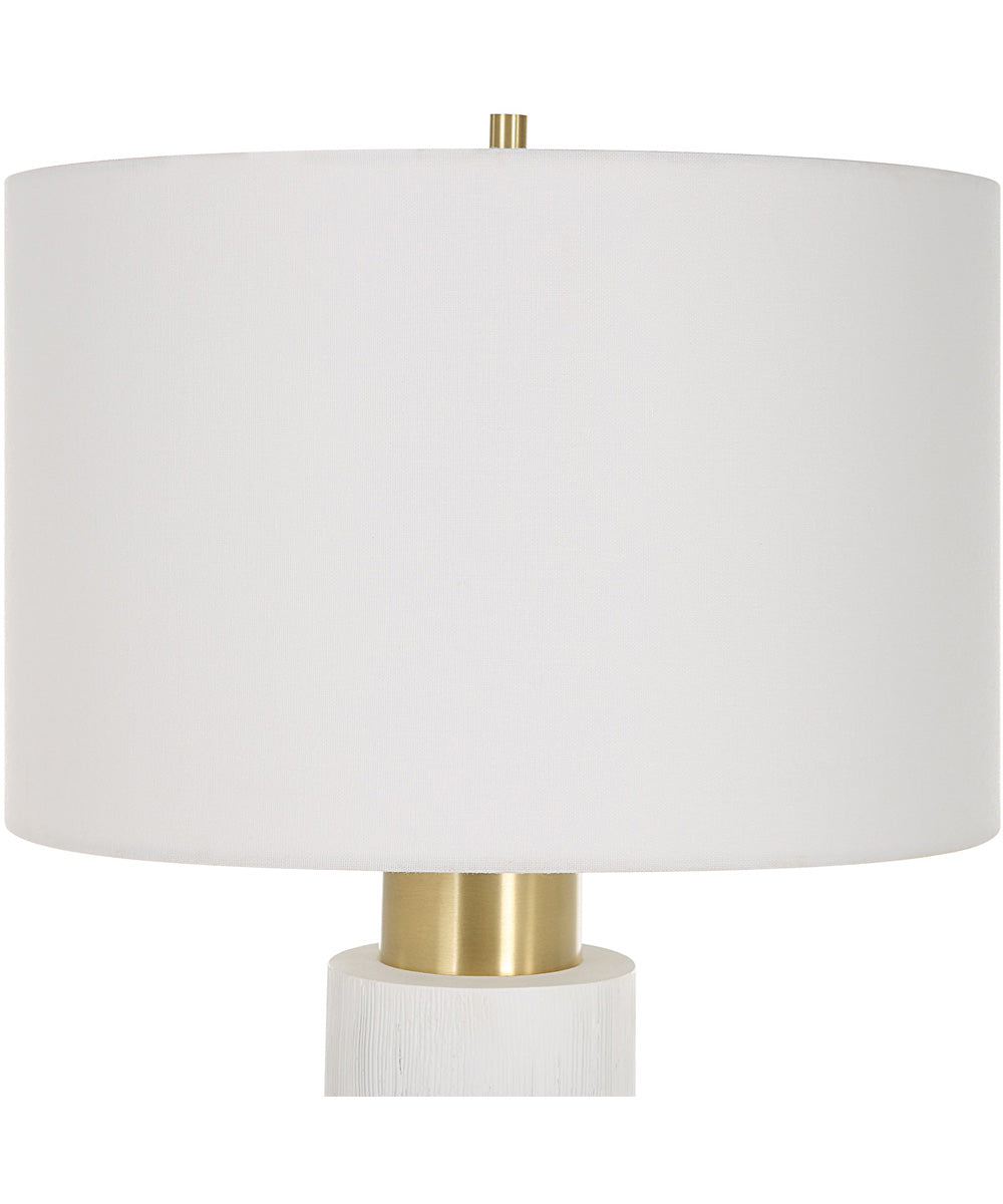Ruse Whitewashed Table Lamp