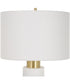 Ruse Whitewashed Table Lamp