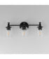 Swirl 3-Light Bath Vanity Black