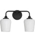 Raymond Wall Mount Light Fixture Matte Black