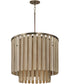 Jada 5-Light Pendant Dark Brass