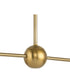 Trimble 2-Light Linear Chandelier Brushed Bronze