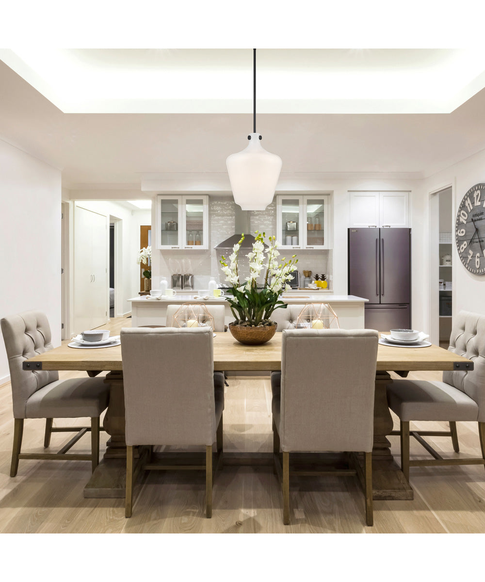 Day Dream 1 Light Pendant Matte Black