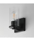 Livingston 1-Light Sconce Black
