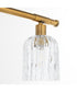 Meriam 3-light Bath Vanity Light Brushed Brass