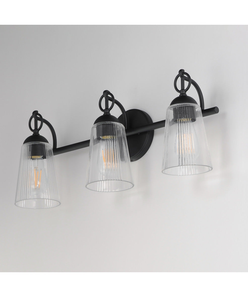 Jackson Hole 3-Light Bath Vanity Black