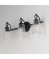 Jackson Hole 3-Light Bath Vanity Black