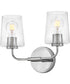 Kline 2-Light Small Two Light Vanity in Chrome