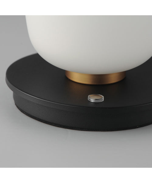 ET2 Soji Double Stack Portable Lamp Black / Gold E25166-92BKGLD