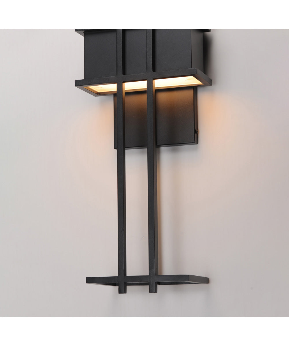 Prairie 21 inch LED Outdoor Wall Sconce Black
