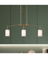 Liam 3-Light Pendant Burnished Brass
