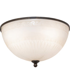 18" Wide Ovum Aquinum Flush Mount