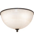18" Wide Ovum Aquinum Flush Mount
