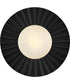 Stevie 1-Light Small Flush Mount in Black