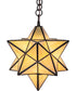 12" Wide Moravian Star Pendant