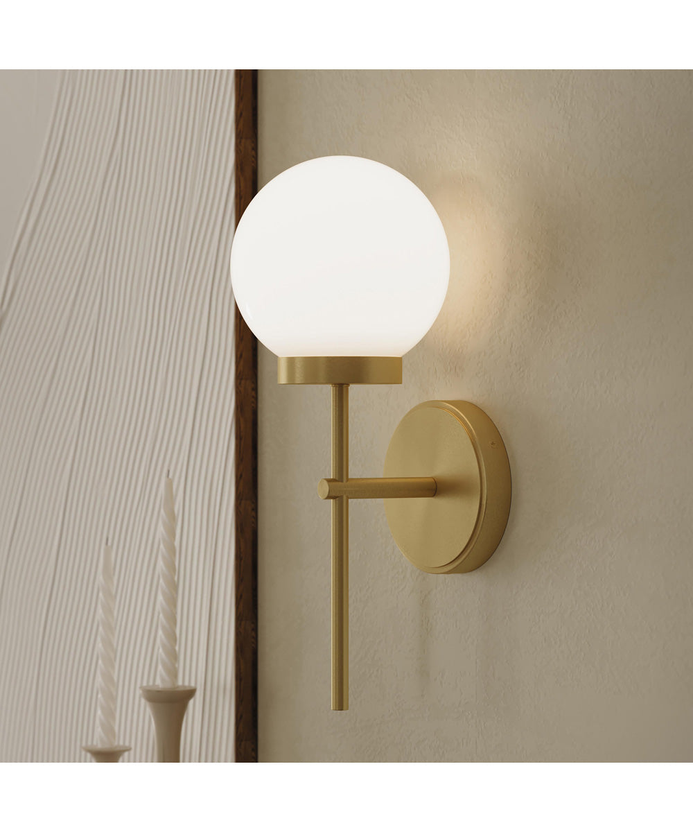Rigsby 1-Light Wall Sconce Brushed Gold