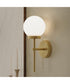 Rigsby 1-Light Wall Sconce Brushed Gold