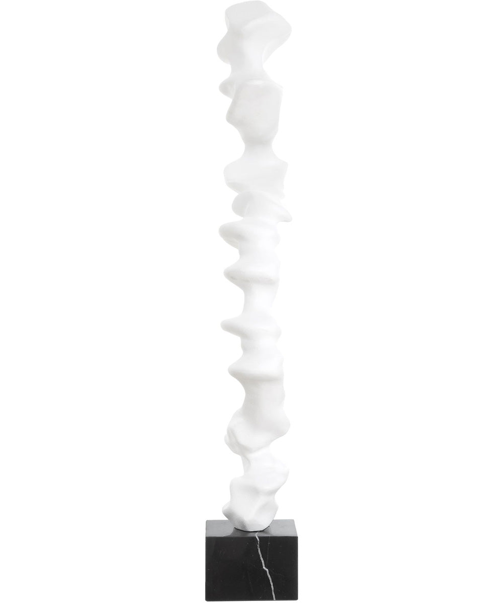 Flux Indoor-Outdoor White Sculpture