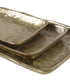Artisan Antique Gold Trays, Set of 3