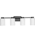 Estrada 4-Light Contemporary Bath & Vanity Light Matte Black