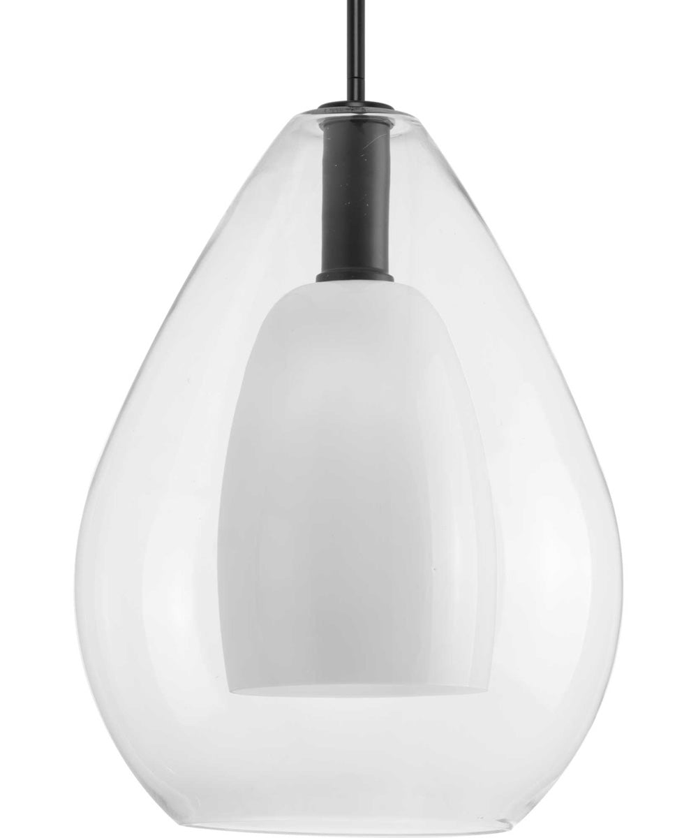 Carillon 1-Light Large Contemporary Pendant Matte Black