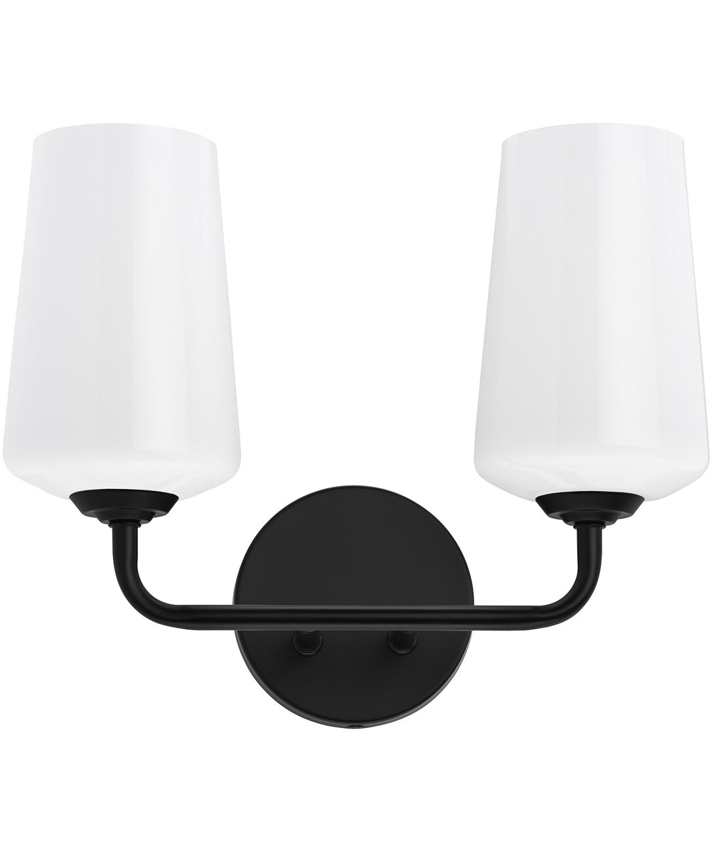Celino 2-Light Bath & Vanity Black