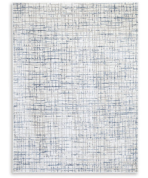 Beckfille Medium Rug Blue/Gray/Cream